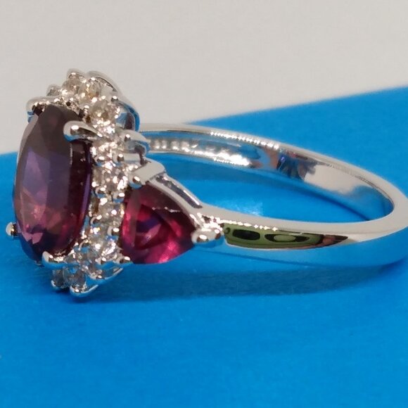 Garnet ring size 6 - Picture 5 of 6